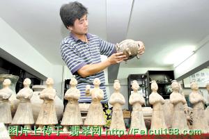 古代贵族的陪葬品　土锈斑斑陶俑升值空间大(图)