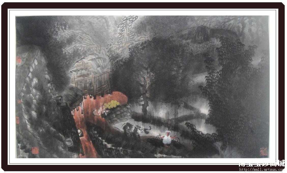 画家姚鸣京山水画作：是山水更是梦境