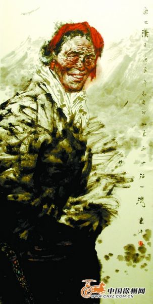 任惠中水墨人物画展开幕