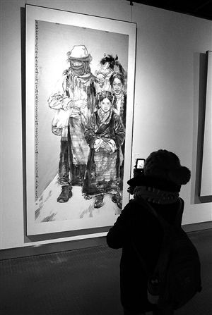 杭州中国画双年展开展(图)