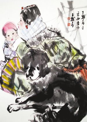 书画赏析：王辅民作品《远方》