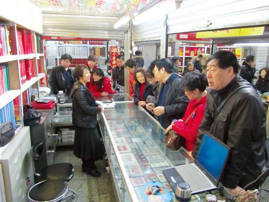 京城邮市走进春天里