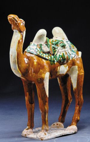 唐三彩骆驼 