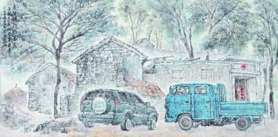 古村桃行新客来