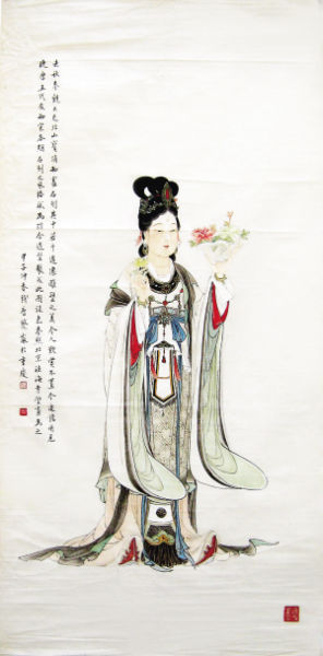 蔡岚工笔人物画展5月登场