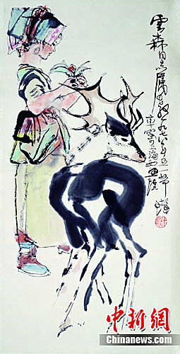 书画大师与弟子沪上演绎海派传奇
