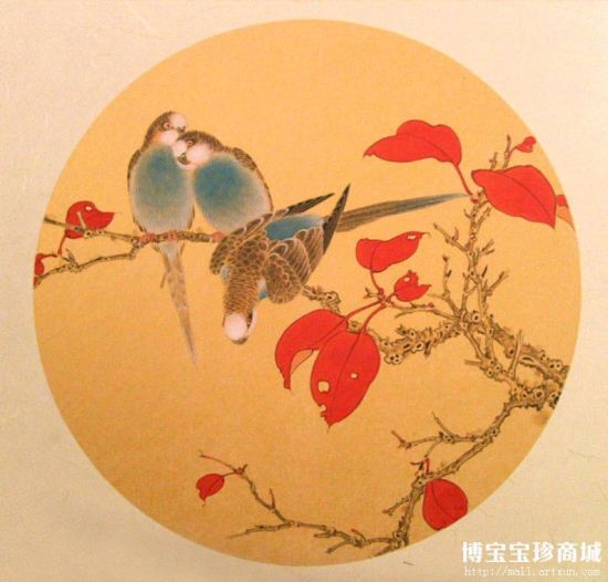 佟永杰国画花鸟 （图片来源：博宝宝珍商城）