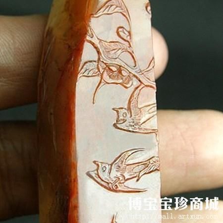 寿山石杜陵晶《满园春（图片来源：博宝艺术网宝珍商城）