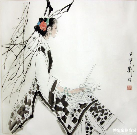 刘怡《梅花三弄》 （图片来源：博宝宝珍商城）