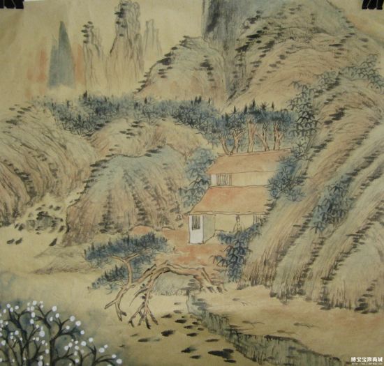 张连伟初春图 （图片来源：博宝艺术网宝珍商城) 