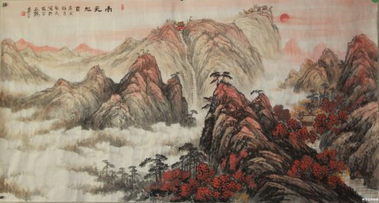 宫廷画家祖莪深远意境显中国山水画魅力