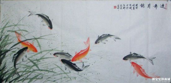 彭德刚 连年有余3 （图片来源：博宝宝珍商城）