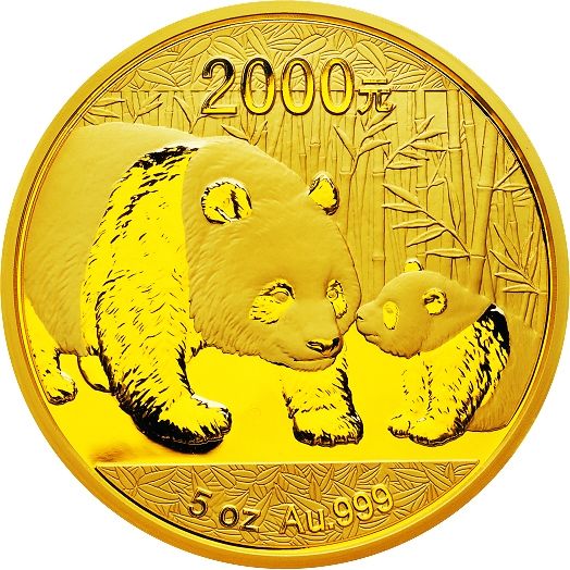 2011版熊猫金银币：母爱在春天流溢