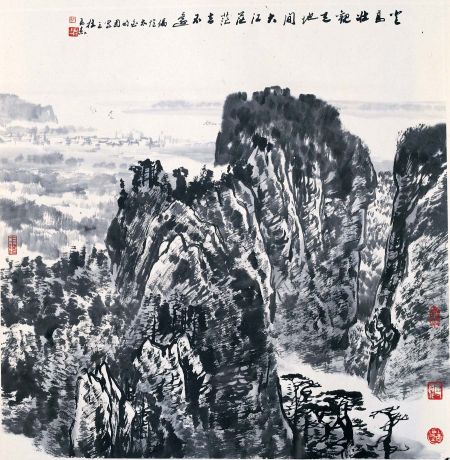 品味杜高杰山水艺术：画到无心方大道