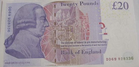 英国拟在20镑纸币上印艺术家头像 向公众征提名
