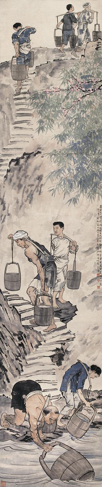 《巴人汲水图》1.71亿刷新中国绘画成交纪录