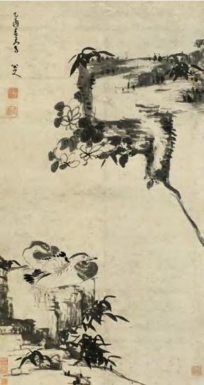 八大山人竹石鸳鸯以1.187亿成交