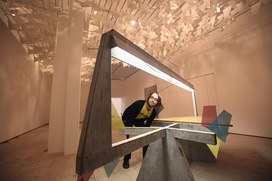  Martin Boyce的作品“Do Words Have Voices” 