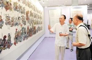 画家花3年创作《水泊梁山群雄图》