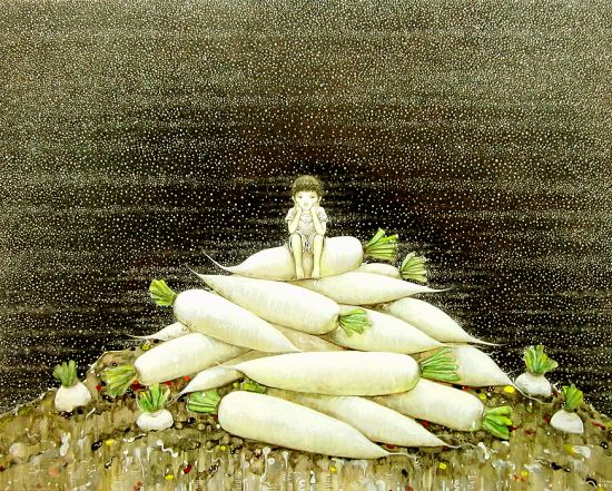 参选艺术家作品：刘威《大丰收》