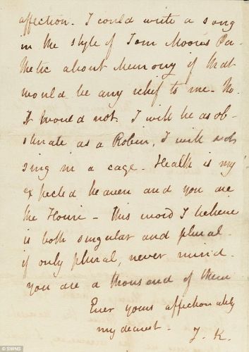 济慈的这封情书