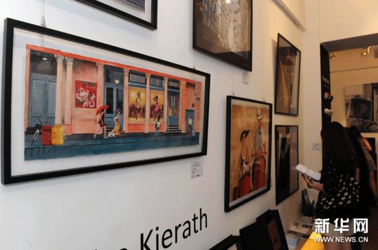 西班牙艺术家的油画作品