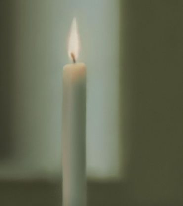 里希特经典作品《蜡烛》有望高价拍卖(图)