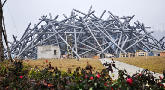 2011中国十大丑陋建筑：鸟巢版合肥美术馆(图)