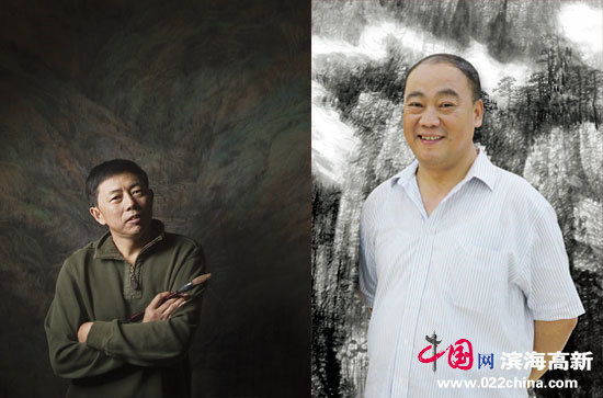 顾大明赵忠仁水墨山水新作开展