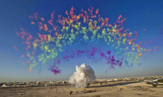 蔡国强在多哈引爆对话