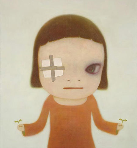 奈良美智称在他的画册里发现伪作