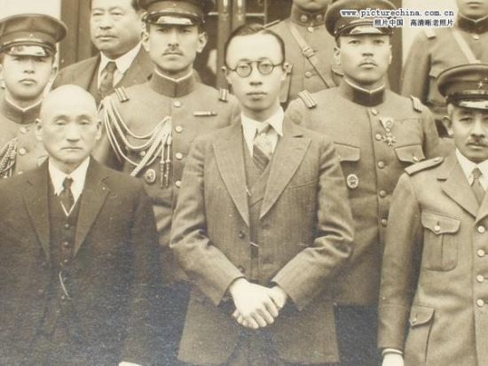 溥仪与家人摄于天津张园
