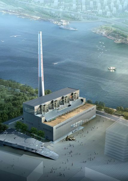 上海当代艺术博物馆外景效果图