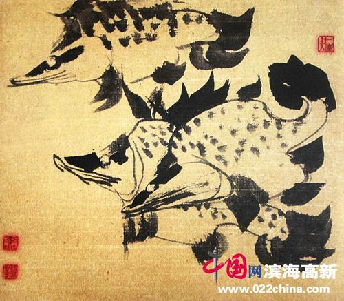 李毅峰作品：白龙图。