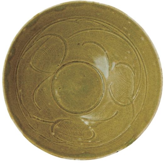 图9 宋婺州窑青釉刻划碗