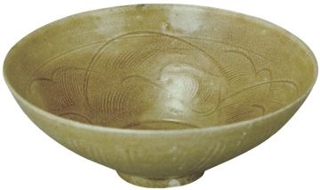 图10 宋婺州窑青釉刻划碗