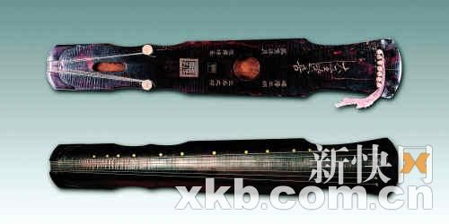 唐代“大圣遗音”伏羲式琴。