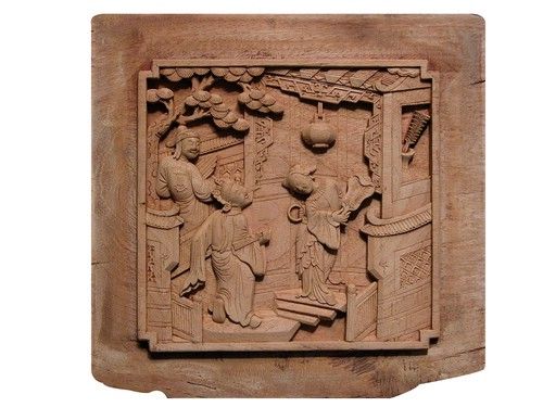 图10 湘北木雕《访青楼》