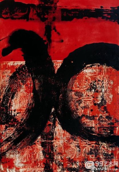 黄钢，龙聚，综合材料，122x80cm，2004