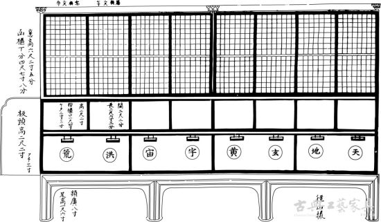 图2 《五山十刹图》中的径山僧堂长连床