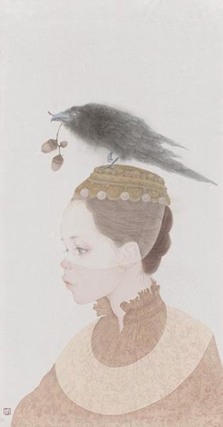 周雪《游•梦》系列---- 身中魔咒 36X69cm 2013 绢本