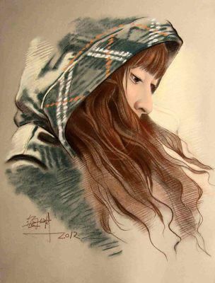 王海明作品《早春寒》