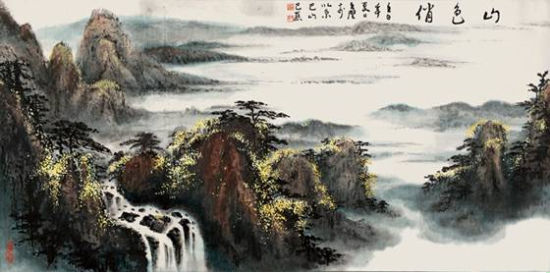巴山巴燕合作 山色俏
