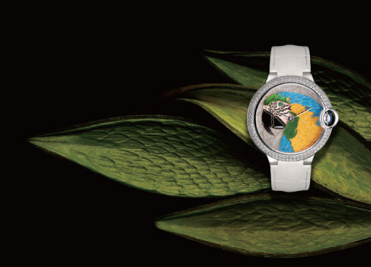 卡地亚在2014 年推出的Ballon Bleu de Cartier 腕表