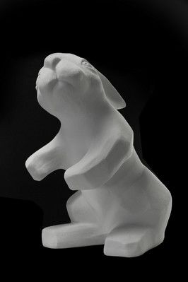 工艺美术家吴锦华发布辛卯兔陶雕作品