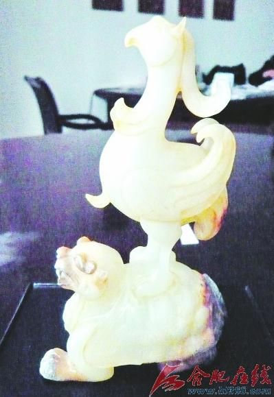 汉 朱雀玄武玉摆件 (楚汉文化典型器)。
