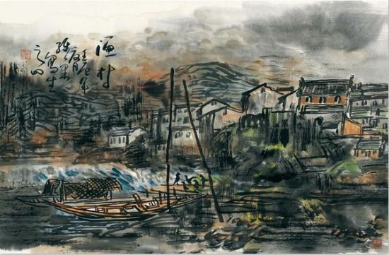 魏维果水墨画作品