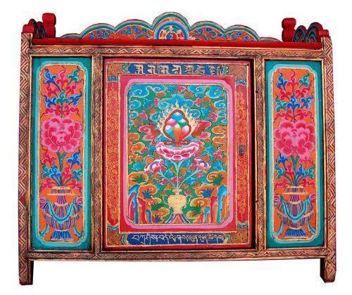 以图传情　唐卡彩绘家具珍品(图)