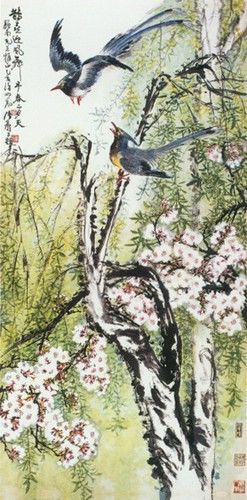 陆抑非《秋圃野趣》