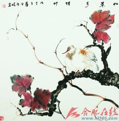 《红叶寄诗情》